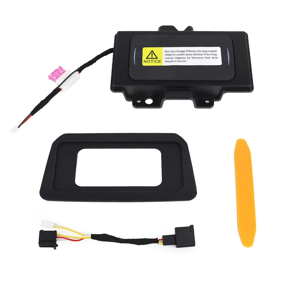 15W Charger Upgrade Console Intelligent Wireless Charging Pad for Ford Bronco 2021 2022 2023 2024 2/4-Door Accessories