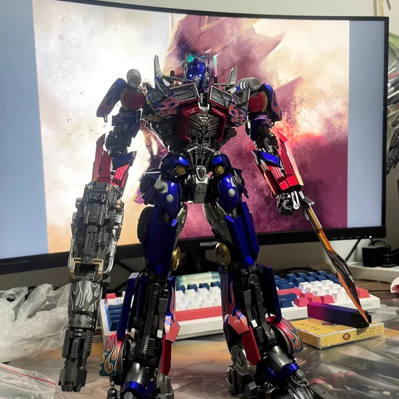 ไม่มีปัญหา Mc-003f Ver 3.0 Op Commander Prime Transformation รูปของเล่นรุ่น Ko 3a Threezero Dlx หุ่นยนต์ของเล่นวันหยุดของขวัญ