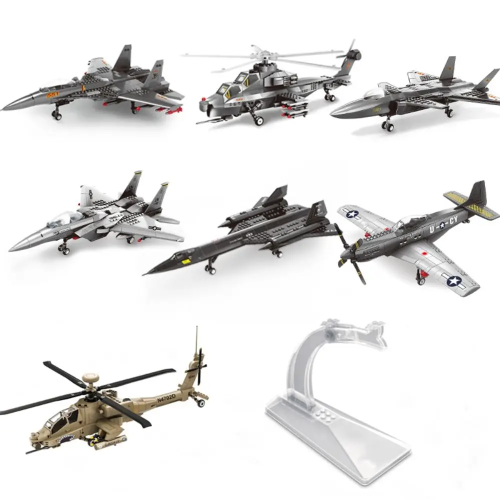 

Large Size Aircraft Building Block Model Assembling Type ABS Fighter Aircraft Model Detailed Reconnaissance Aircraft Model