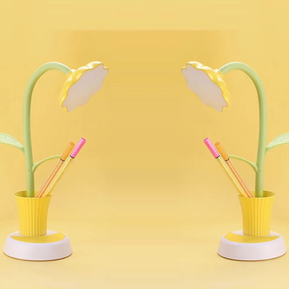 

1 шт. светодиодная настольная лампа для защиты глаз, перезаряжаемая, с сенсорным управлением, гибкая регулируемая лампа для чтения, для офиса, спальни, учебы