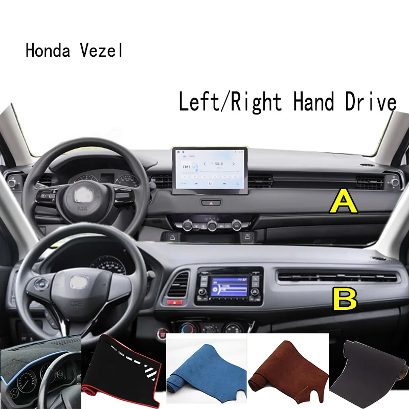 

For Honda Vezel Z RU1 HRV Accessories Dashboard Cover Instrument Panel Dash Mat Dashmat Protective Pad