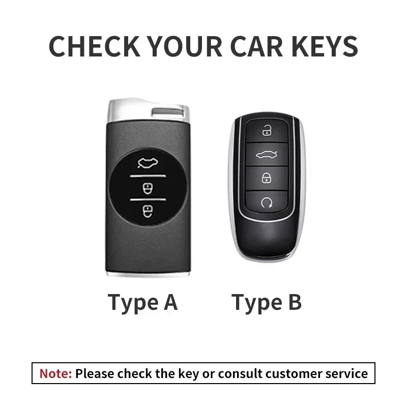 Tampa de couro do protetor da chave do carro, porta-chaves remoto do fob, Chery Tiggo 8, Arrizo 5, 7 Pro, EQ7, 5x, 3x, Tiggo 7 Pro, 2020, Gx