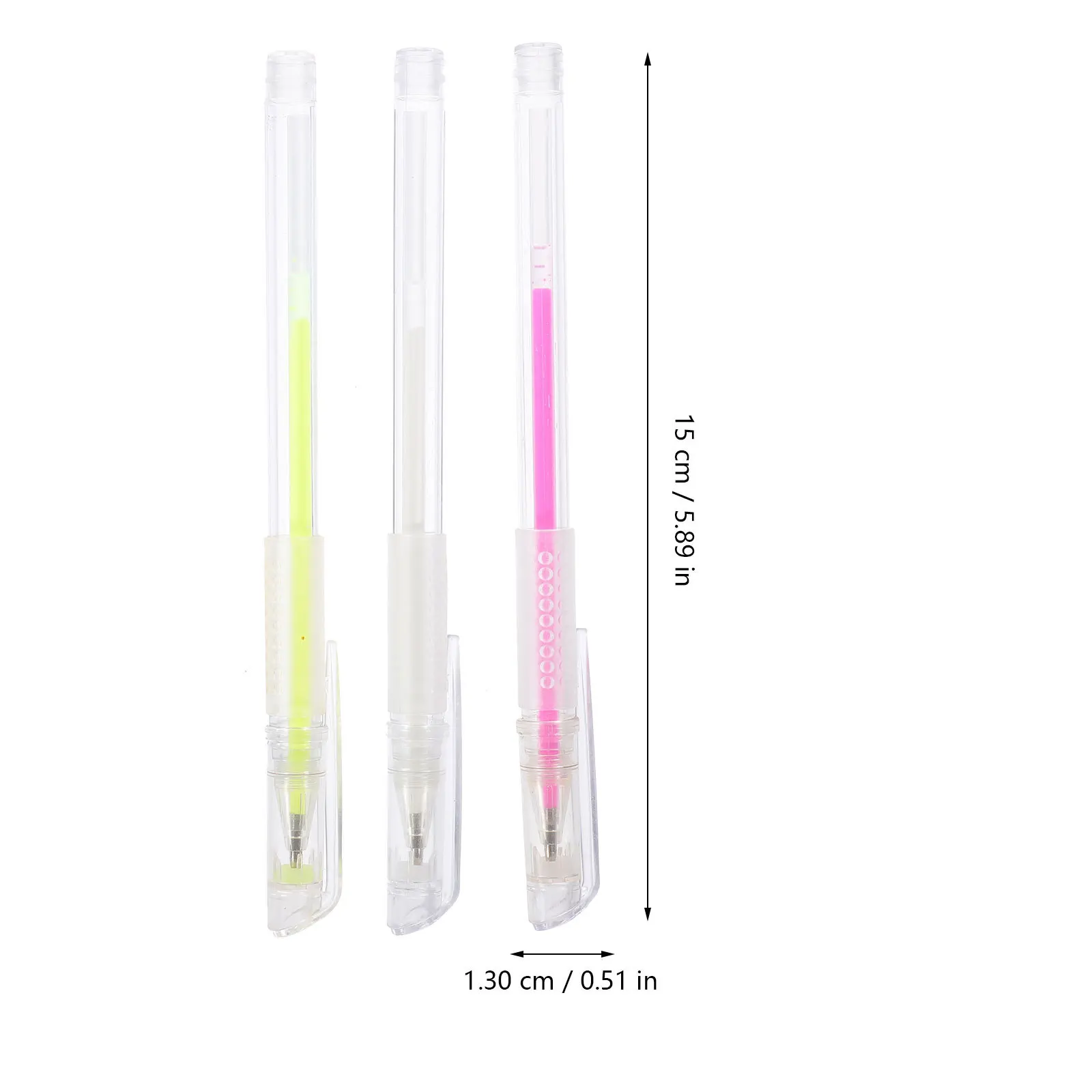 

6Pcs Brow Position Pen Easy-Grip Skin Marking Pen for Accurate Eyebrow Tattoo and Medical Use Non-Slip Design Position Marker