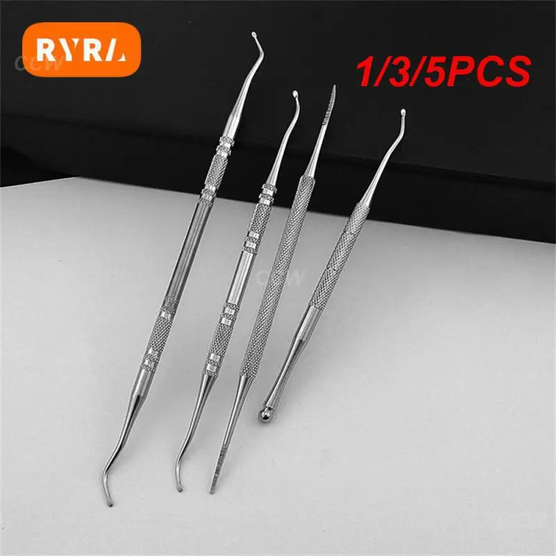 1/3/5PCS Nail Remover Easy To Use Single And Double Head Design Durable Trend Stainless Steel Color Need