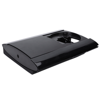 Complete Housing Shell Case Full Kit Replacement Housing Black with Screws Console Faceplate Cover for PS3 Super Slim 4K 4000