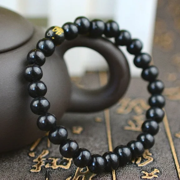 Prayer Bead Bracelet Men Women Wood Beads Bracelets Rappers Sandalwood Chinese Buddhist Buddha Meditation  Jewelry Gifts