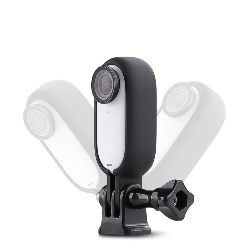 Accesorios para Insta360 GO3 GO3S, carcasa de marco, funda extendida, montaje de adaptador de trípode 1/4, hélice de tornillo largo para Insta 360