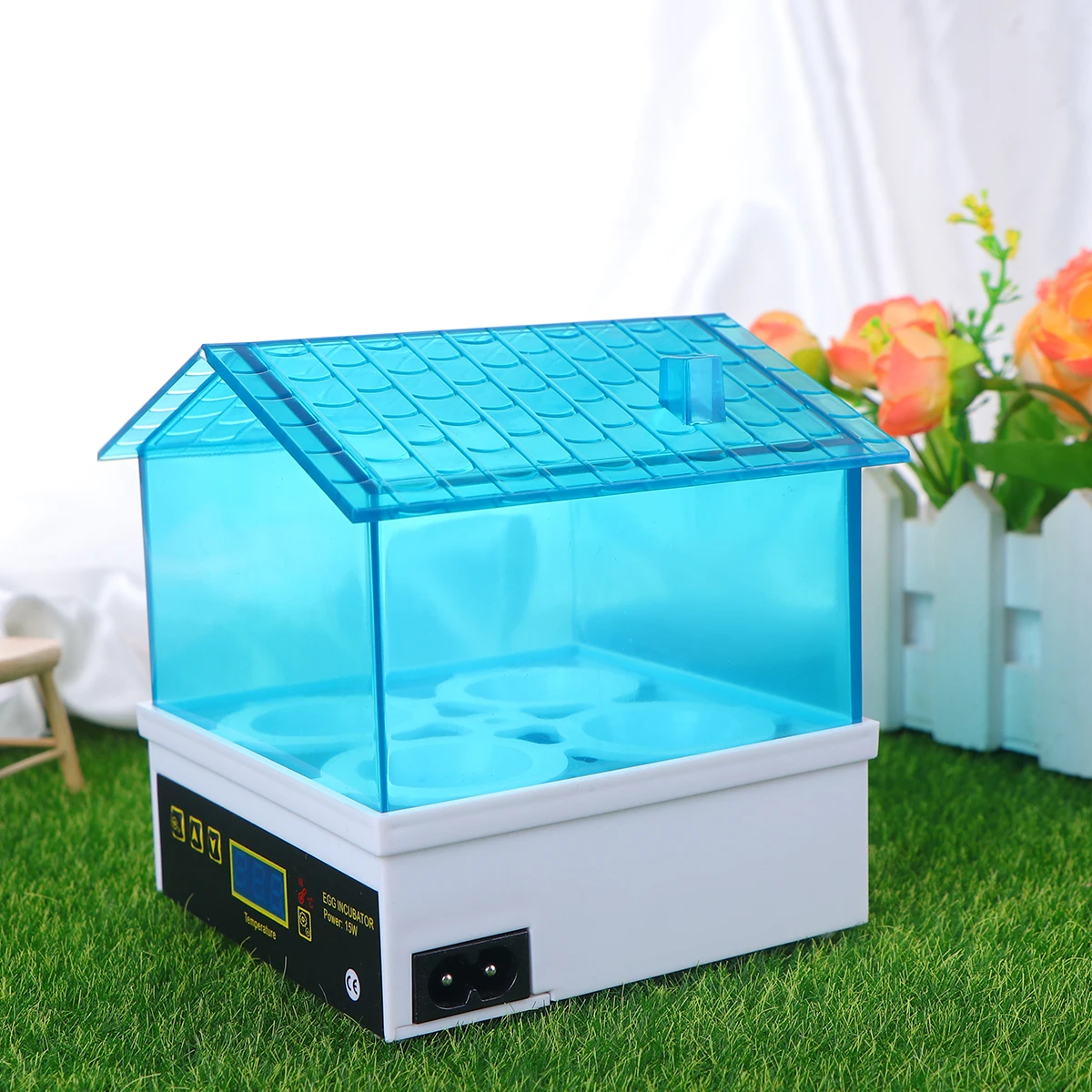 

4 Slots Incubator Egg Hatcher Automatic Eggs Poultry Home Use Chicken Hatchery Pigeon Hatching