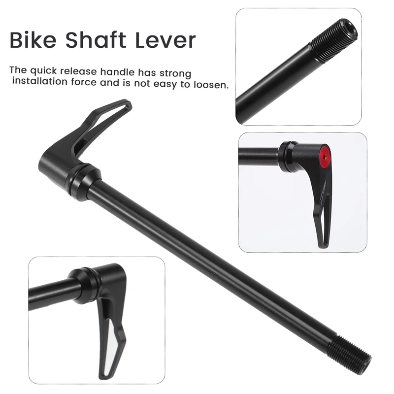 Bicycle Front Fork Thru Axle Skewer Hub Shaft Cycling Parts For CORKI Silkworm Chrysalis Canon Dell