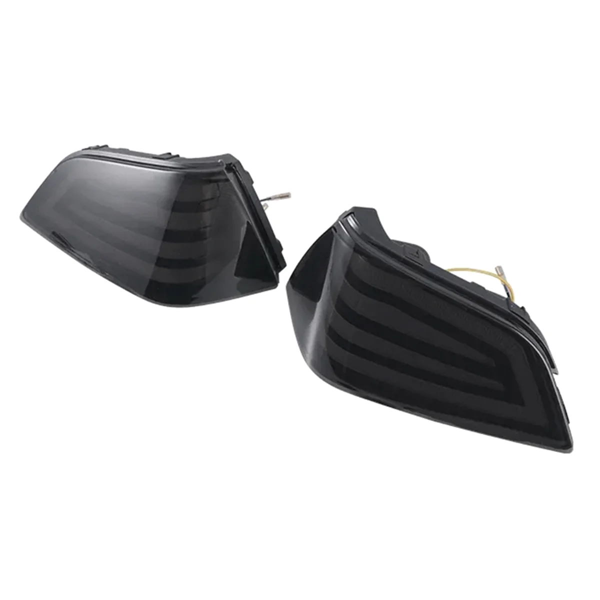 Motorcycle Trunk Turn Signal Tail Light Lens Turn Signals Brake Lights Lens Cover for Honda Goldwing GL1800 2001-2012