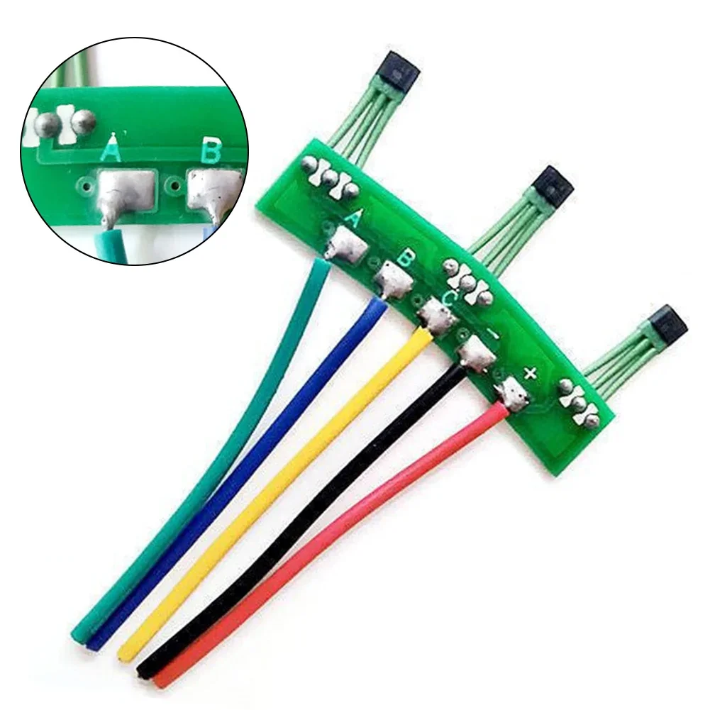 

1pcs Electric Vehicle Hall Hall Sensor 10G 3144 3143 Cable Green Motor PCB Part Board With 120 Degree Wires Electrical Panel