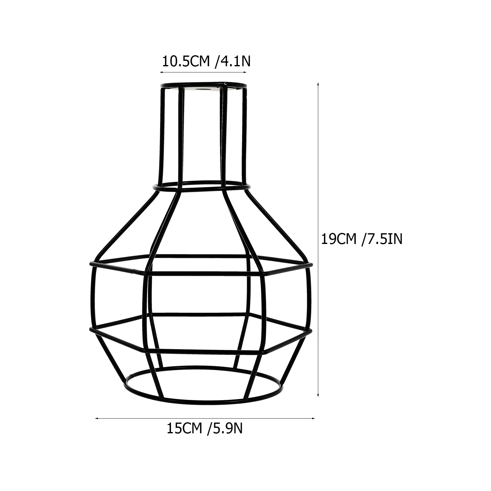 

1Pcs Vintage Iron Lampshade Retro Birdcage Wall Light Cover Decorative Lamp Holder for Bar Hotel Retro Iron Lampshade