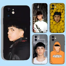 Milo j Singer Phone Case For Apple iPhone 15,14,13,12,11,XS,XR,X,8,7,Pro,Max,Plus,mini Silicone Black Cover