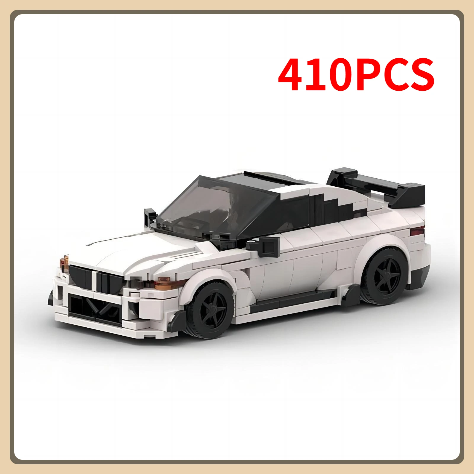 Speed Series M2 Racewagen met twee auto's Bouwstenen MOC- 129191   Beroemd merk auto-assemblagemodel puzzel kinderen speelgoed jongen verjaardagscadeau