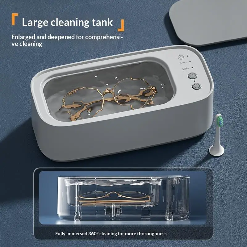 New Ultrasonic Cleaner Wide Application Multi-Purpose Cleaning Machine for Jewelry Watch Glasses Bracelets Home Shop Use