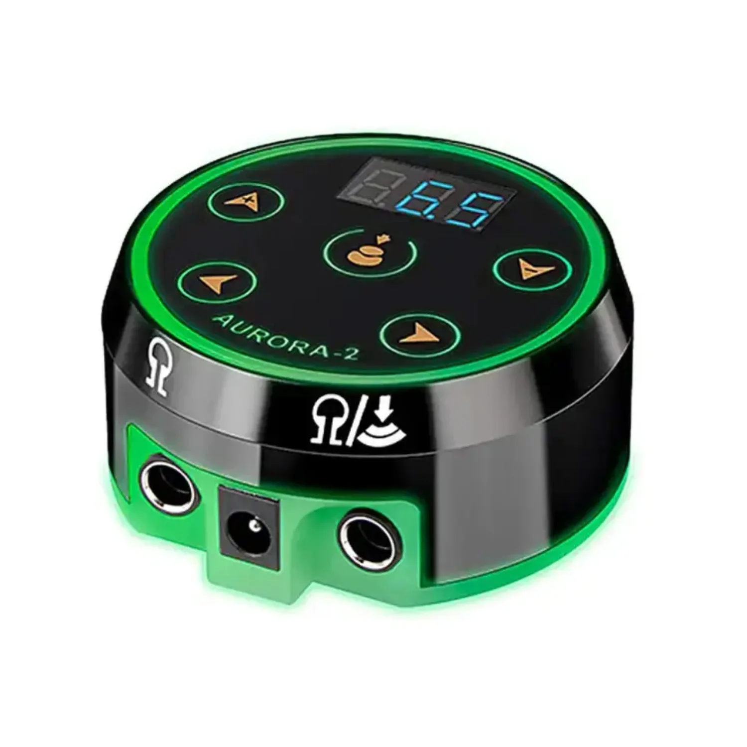プロフェッショナルタトゥー電源装置-–-オーロラ2-ブラックledディスプレイタトゥーマシン電源装置（タトゥーアーティスト向け）