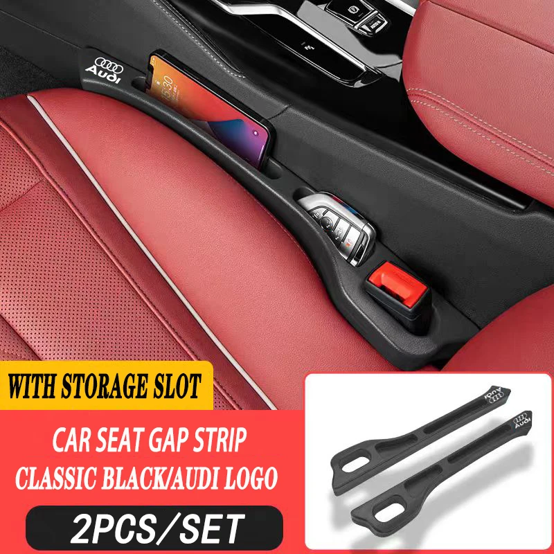 Car Accessories Seat Gap Filler Leak Slit Proof Storage Strip For Audi A8 Q1 Q2 Q3 Q4 Q5 Q6 Q7 Q8 A1 A2 A3 A4 A5 A6 A7 TT RS3 S5