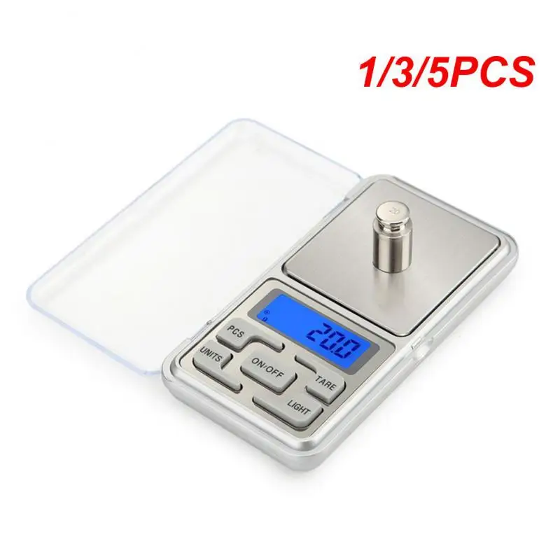 1/3/5PCS 0.01g/200g Mini Digital Pocket Scales LCD Display for Weighting Gram Weight Scales Gramera Digital Food Scale