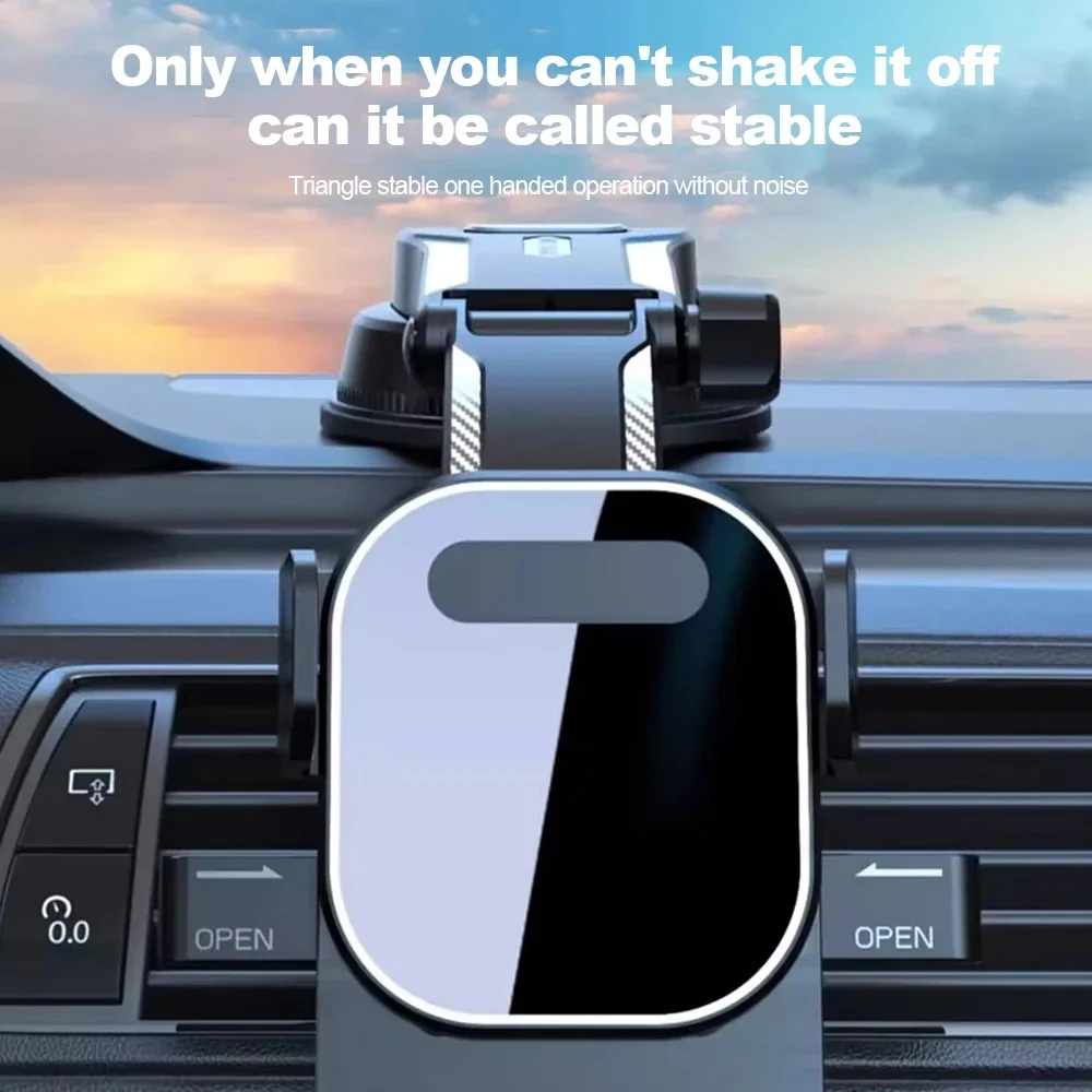 Picture 3: Universal Sucker Car Phone Holder Dashboard Mount for iPhone Android 360° Rotatable Anti-Slip Easy Install Durable Accessories