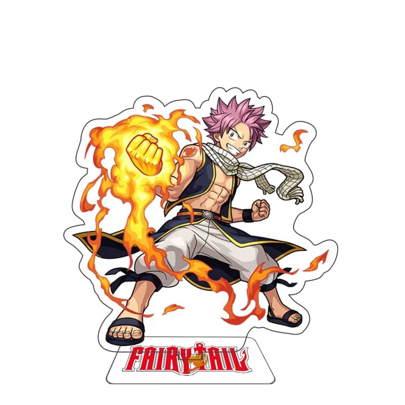 NEW Anime FAIRY TAIL 15CM 100 YEARS QUEST Acrylic Stand Action Figure Natsu Toy PVC Fairy Tail Desktop Standing Sign Gift