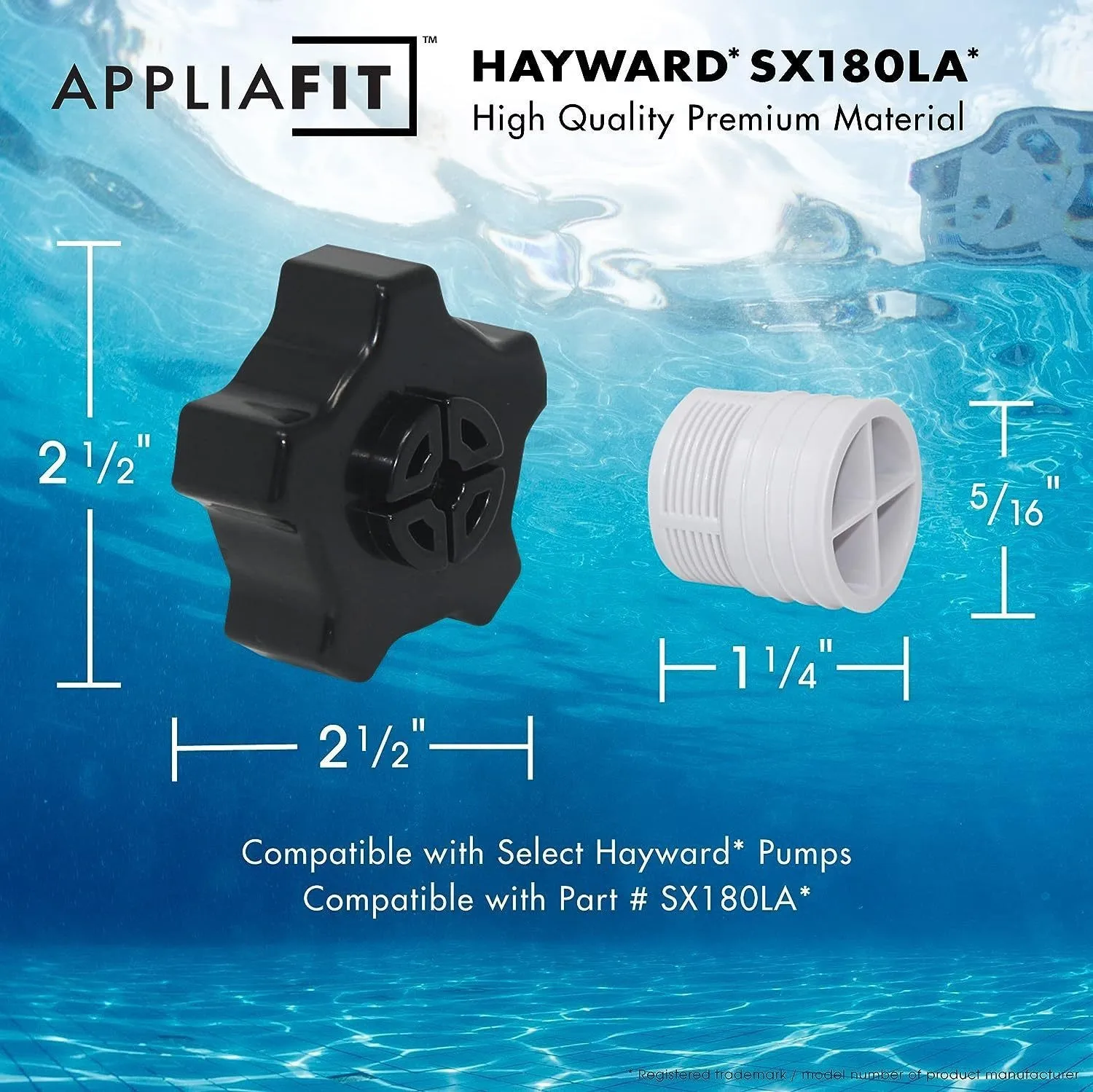 Hayward SX180LA Sand Tank Drain Cover Replacement Part For Pro Series Sand Filter Pool SPA Accessories