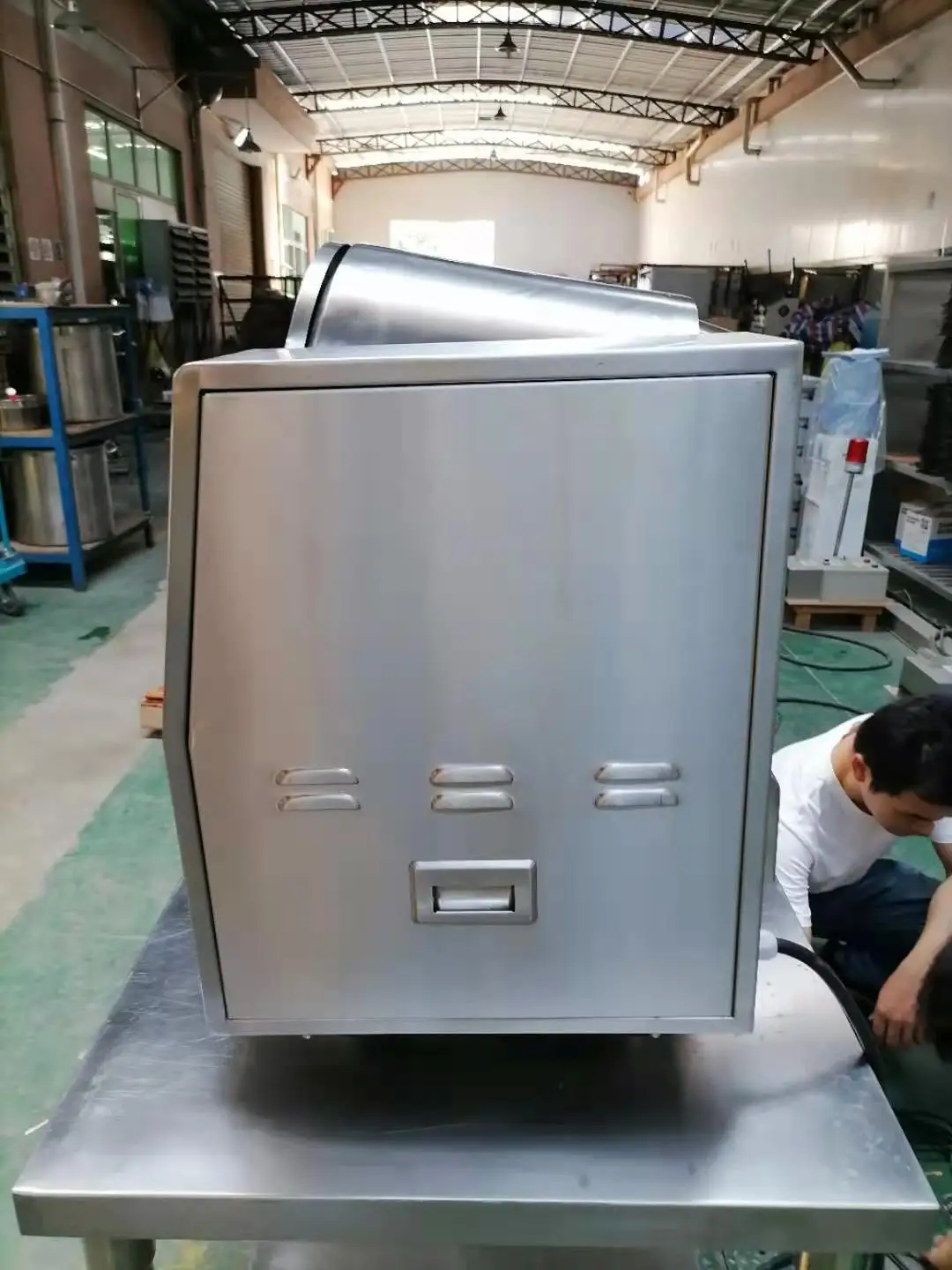 Tabletop Automatic Wok Machine for Chain Fast Food Restaurant Stir Fried Dishes Rice Noodle