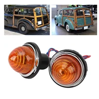 Luz trasera de freno para coche, de 2 piezas lámpara de repuesto, 72mm, LPB630, cc 12V, para Classic Mini Morris Minor Traveler As Lucas L594