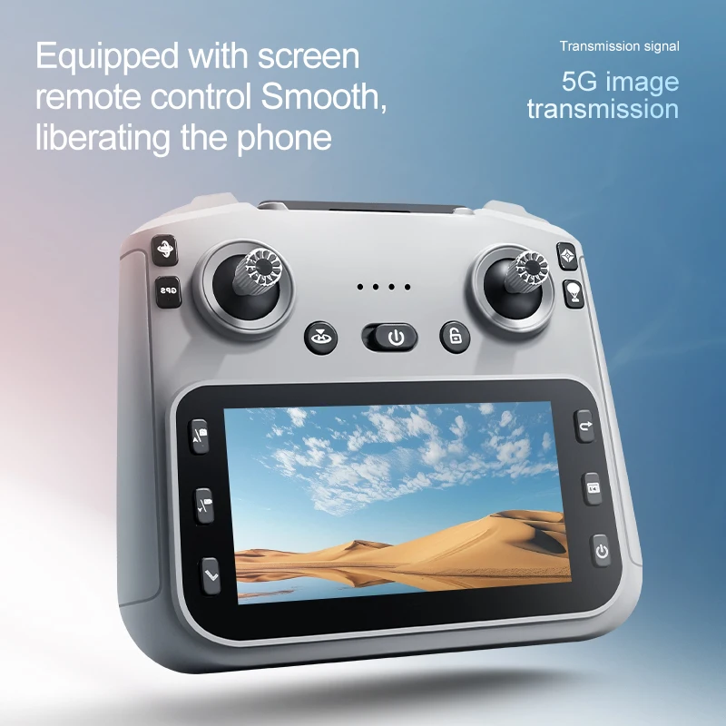 K911SE Drone 8K HD GPS Optical Flow Positioning With Screen Remote Control 360° Laser Obstacle Avoidance Brushless 5G RC UAV Toy