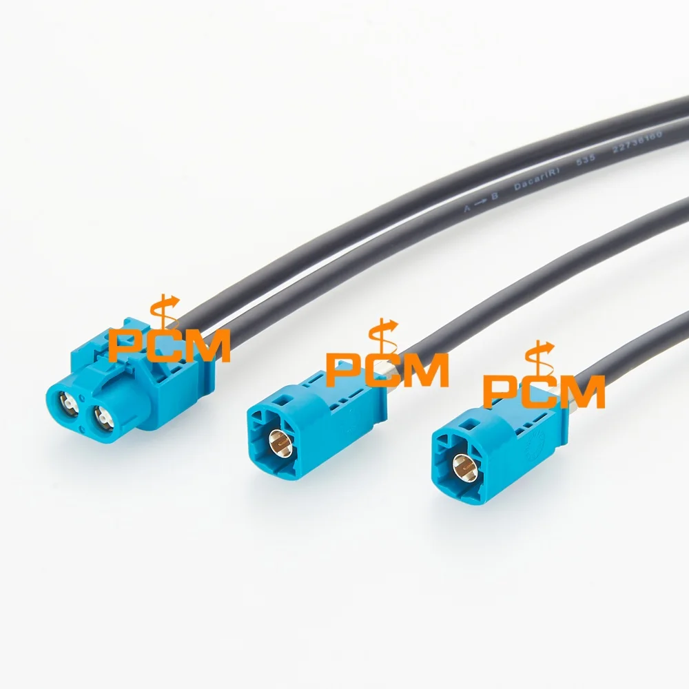 Automotive HSD Cable Z Code Female Jack to Male Plug High Speed Data Cable Compatible Rosenberger D4K10C-1D5A5-Z D4S10A-1D5A5-Z
