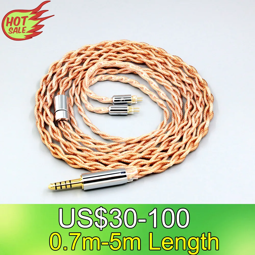 

LN007789 Graphene 7N OCC Shielding Coaxial Mixed Earphone Cable For Earsonics S-EM6 V2 S-EM9 VELVET V2 ES2 ES3 ES4 ES5 ES6 EM10
