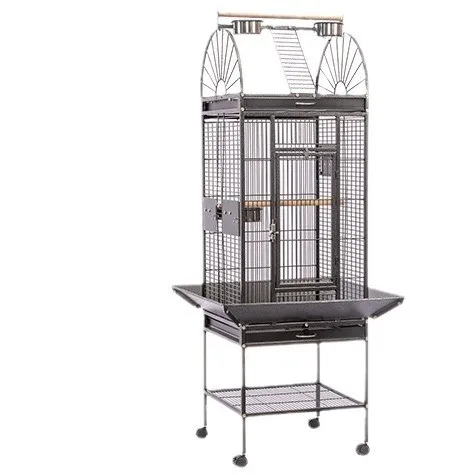 2024 Electroplated Wire Folding Pigeon Parrot cages Breeding Cage New Large Simple Portable Canary Bird Cage