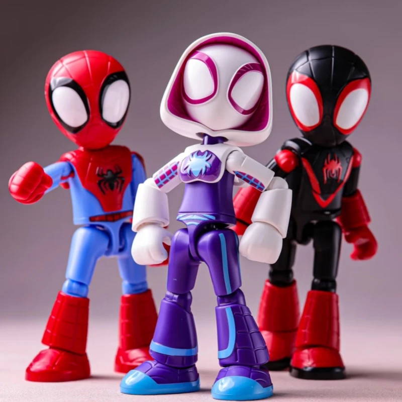 بلوكز مارفل ماجيك الطبعة اللبنات الرجل العنكبوت أوتو غونثر أوكتافيوس تجميعها لعبة نموذج المنقولة دمية الديكور هدية