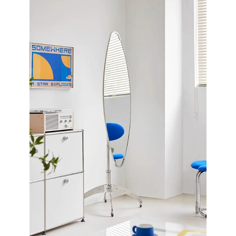 

Full-length mirror medieval home, rotating full-body floor mirror