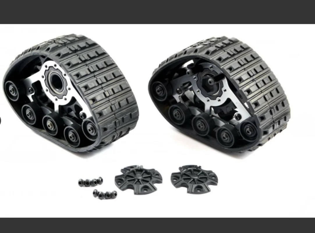 P860024 Front Snow Track Whe P860025 Rear Snow Track Wheel For 1/10 4wd RC Crawler Rock Cruiser EX86100V2 REX86100PROV2