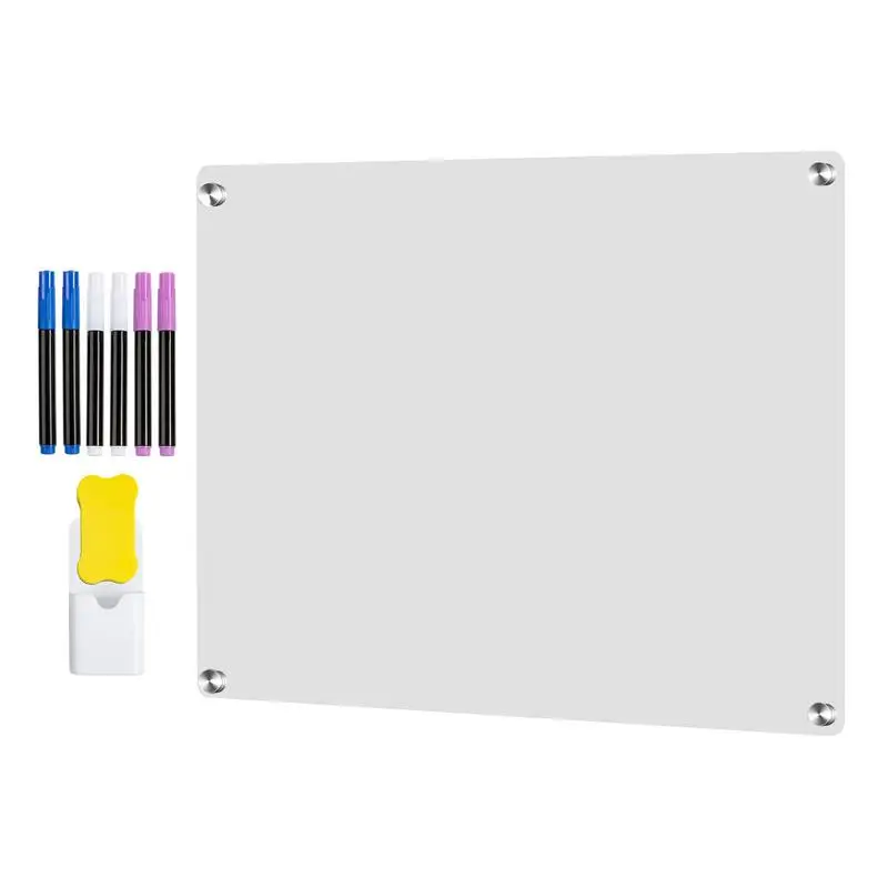 

Magnetic Kitchen Planner Board Magnetic Whiteboard Calendar For Fridge Dry Erase Board For Wall Acrylic Clear Board Magnetic