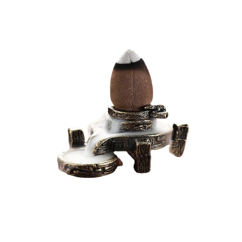 **Antique Backflow Incense Burner Graphite Incense Stand DIY Home Zen Waterfall Decoration Tea Ceremony Ornaments