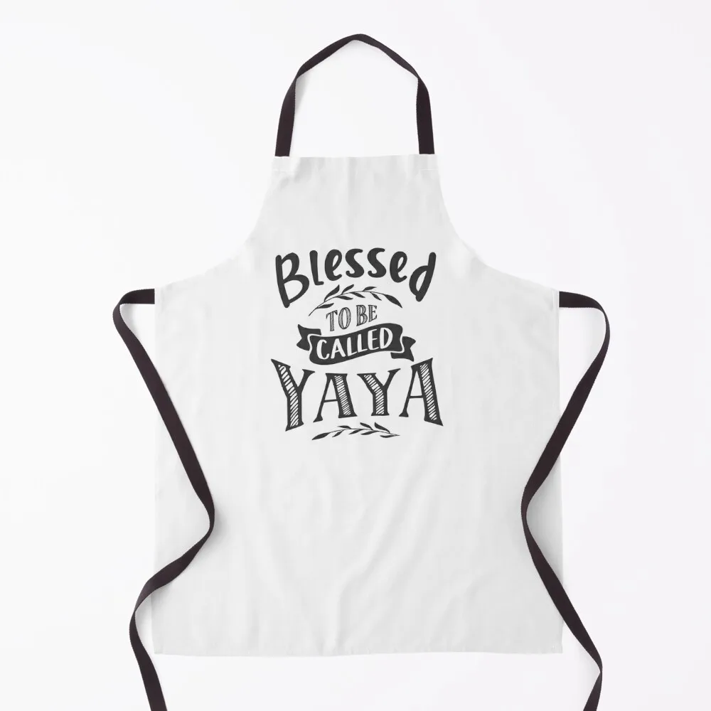 Womens Blessed To Be Called Yaya - Mothers Day Apron Kitchen accessories kitchen gadgets For Woman Men's Kitchen Apron