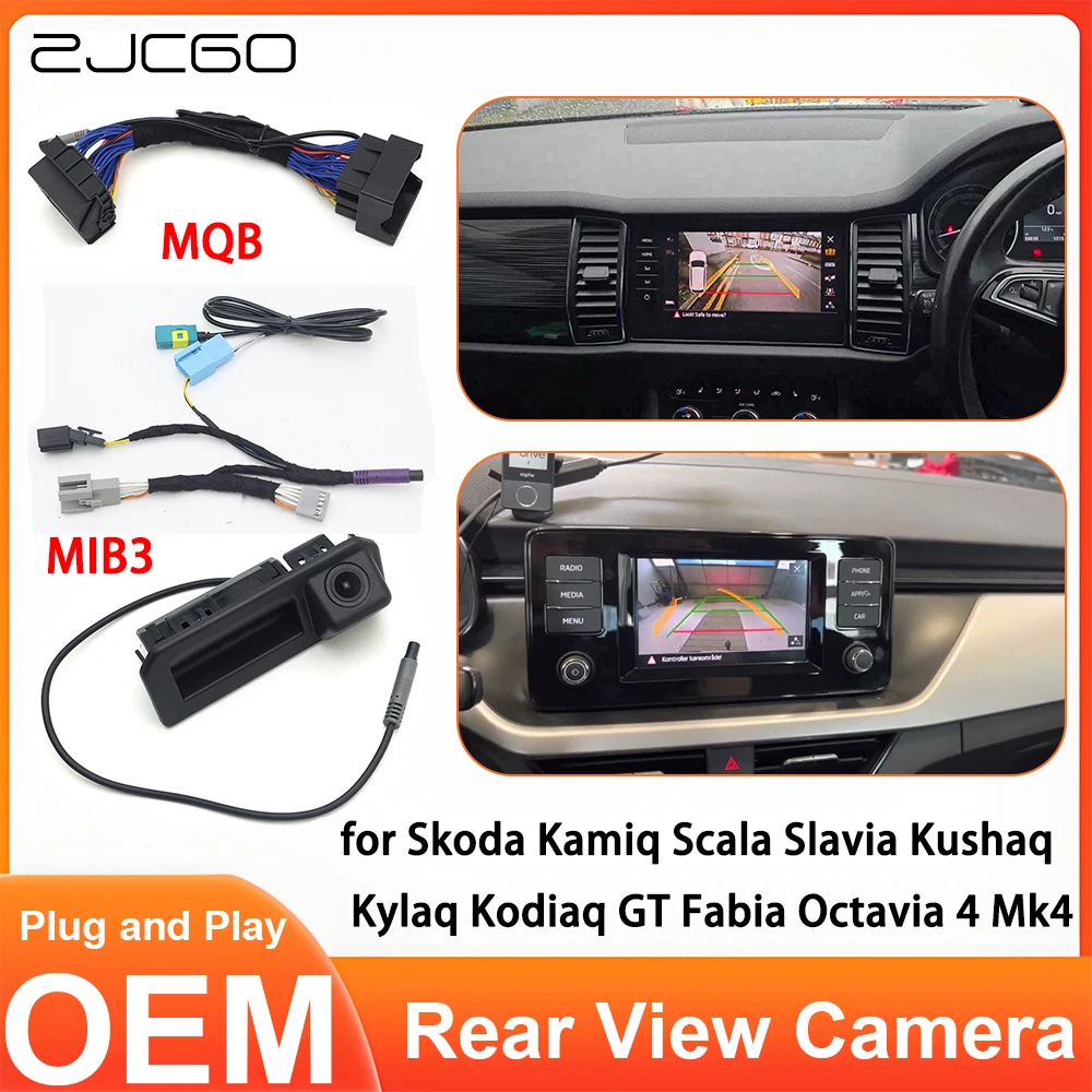 

for Skoda Kamiq Scala Slavia Kushaq Kylaq Kodiaq GT Fabia Octavia 4 Rear View Reverse Backup Trunk Handle OEM Original Camera