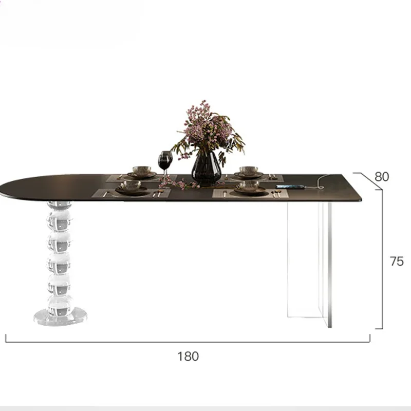 b11-Japanese Style High-end Simplicity Dining Tables Designer Modern Originality Dining Table Restaurant Home Furniture Vajilla