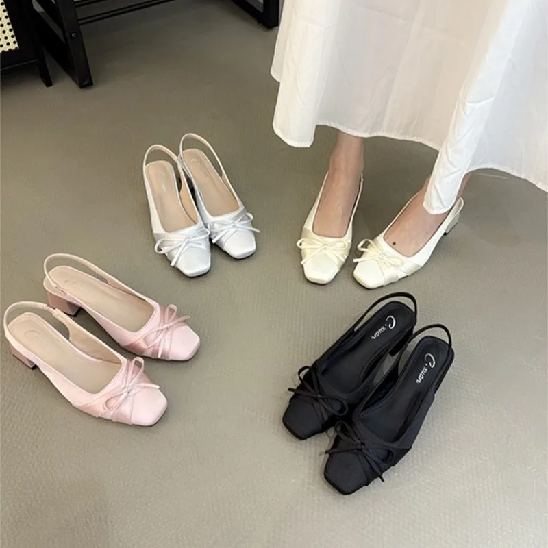 

Лидер продаж, новинка 2025, летние новые женские сандалии, стильные сандалии на низком каблуке, женская удобная пляжная обувь, женские сандалии