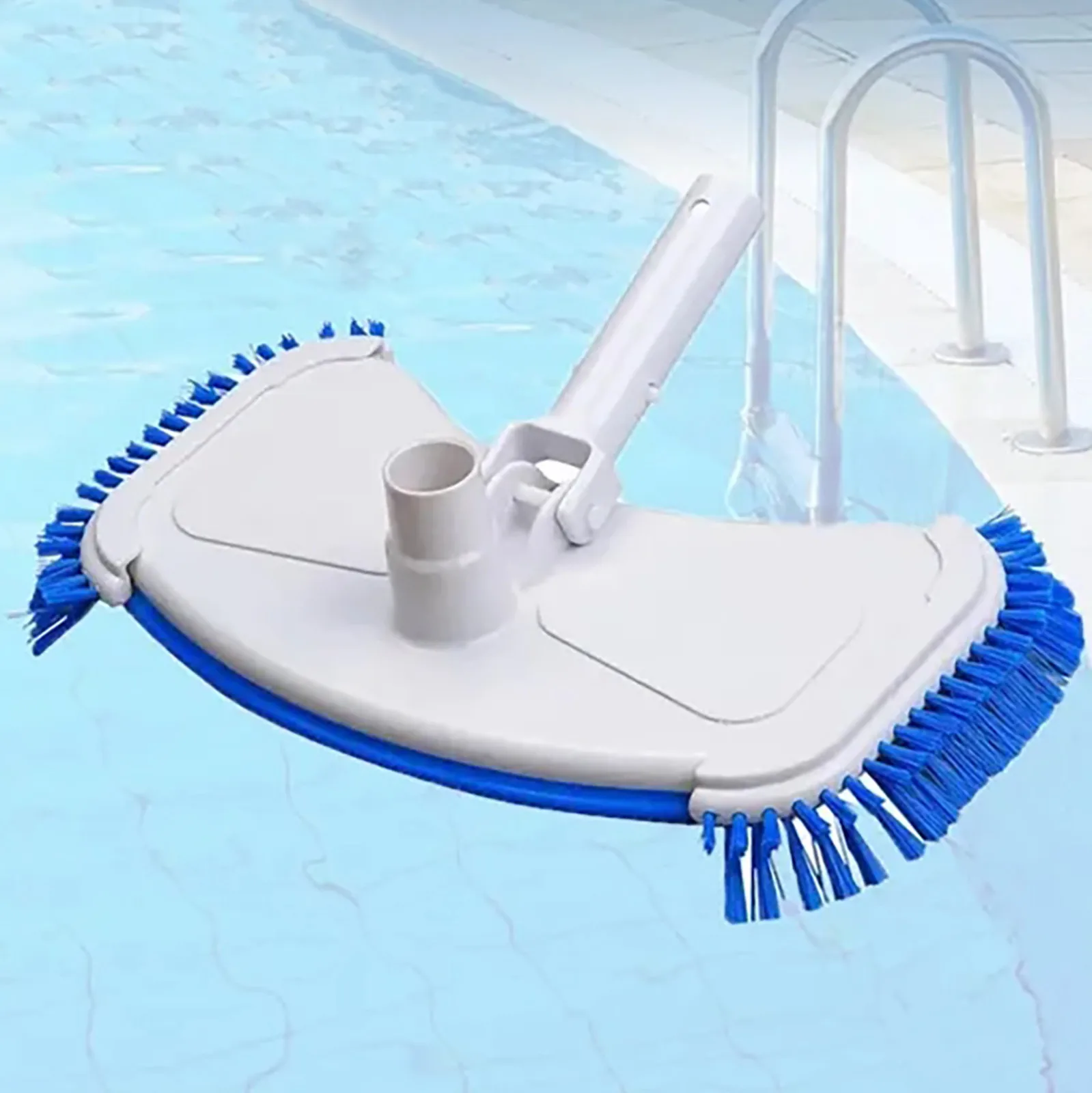 Swimming Pool Curved Vacuum Cleaner Suction Head Save Labour Bath Spas Hotel Shower Cleaning Brush Swimming Pool Cleaning Tools