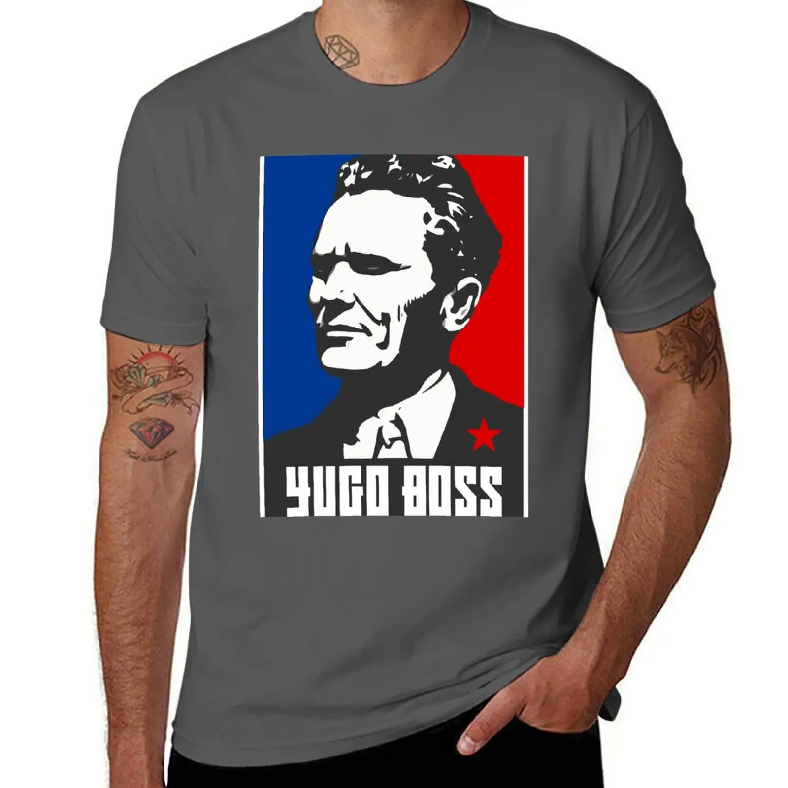 Yugo Boss-Josip Broz Tito camiseta hombre camiseta hombre camisetas para hombre casual hombre camiseta diseñador camiseta