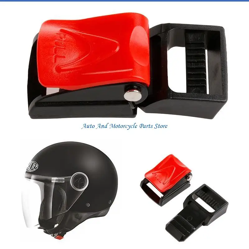 P9FD Nähen Clip Fahrrad Helm Schnallen Motocross Kinnriemen Flexible Clip – Detail 10