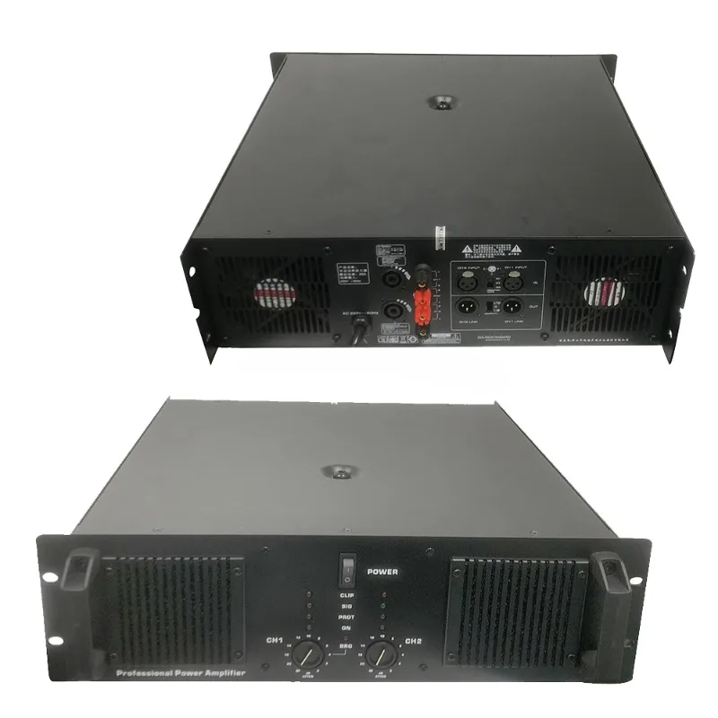 

CX1300 2CH Dal Channel Amplifier 2X 1300W 8Ohm Sound System Audio 2 Channel Amplifiers For Bar KTV Disco Big Power Amplifier