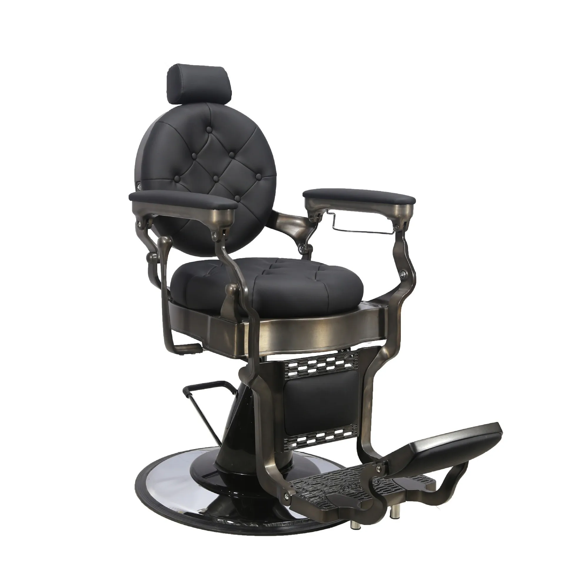 yt-Retro Hair Chair Men's Barber Shop Chairs Can Be Placed Upside Down Shaving Chair Hair Salon&