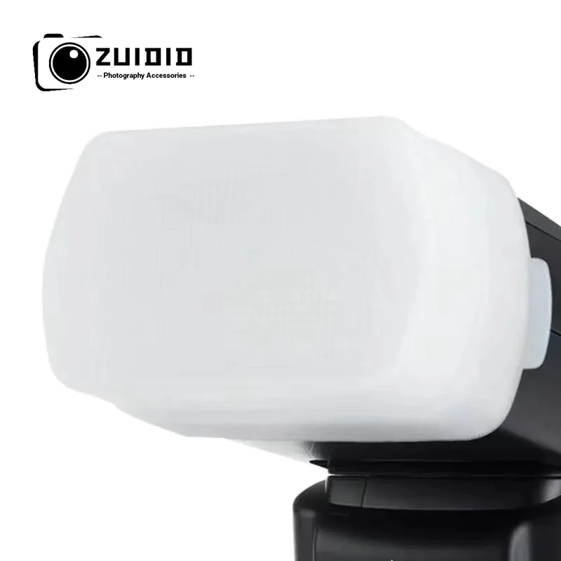 กล่องกระจายแสงแฟลชแบบนิ่ม New Square สำหรับ TT685 TT600 V860 V850 V860II V850II YN560 กล่องกระจายแสงแฟลชแบบติดด้านบน