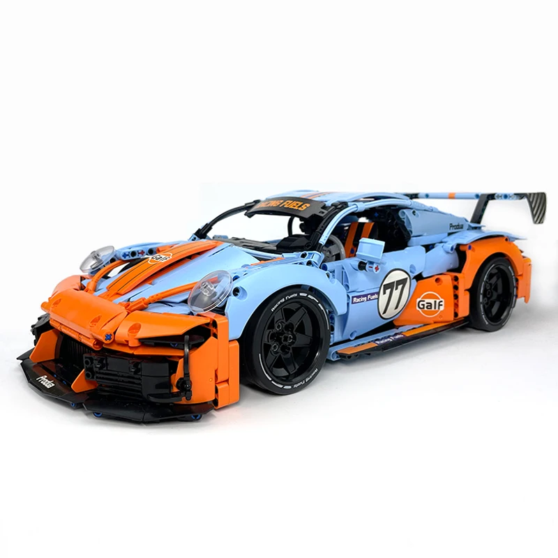 Classic MOC 66624 Technical Compatible 42056 Super Sports Car Racing Model Building Blocks Bricks Puzzle DIY Toy Chrismas Gifts