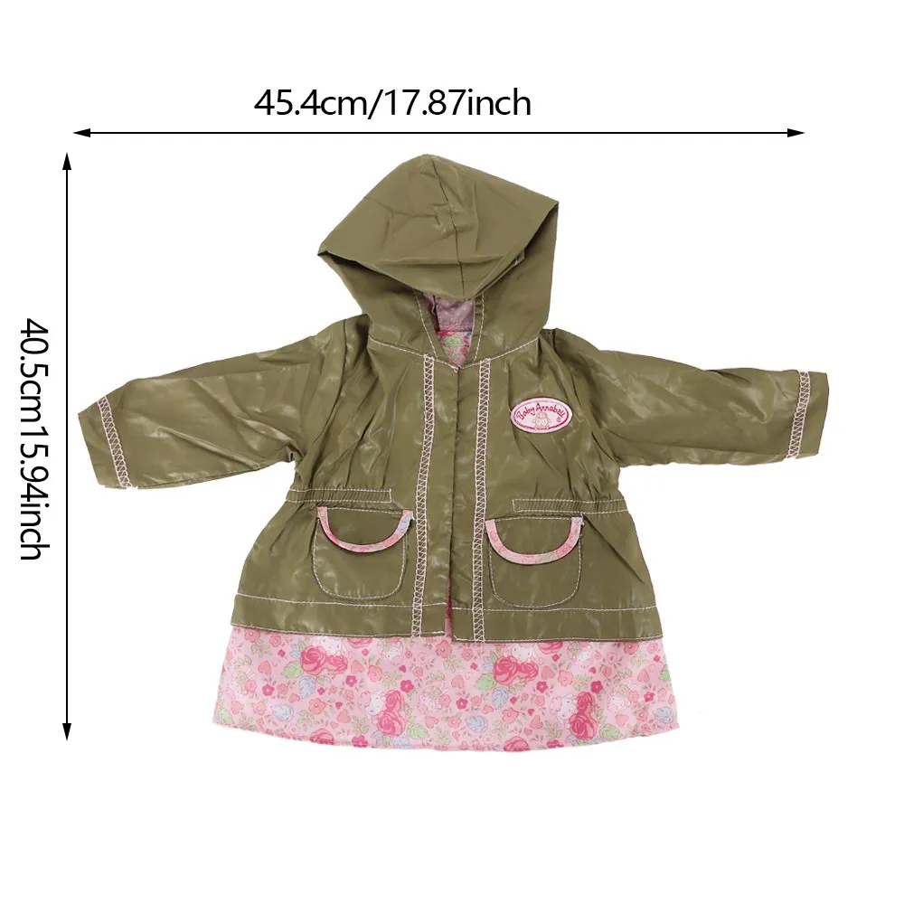 18 polegadas, acessórios de roupas de boneca, acessórios de pijama bonito feito à mão, roupa diária para 43cm, recém-nascido, boneca de 18 polegadas, brinquedos para meninas