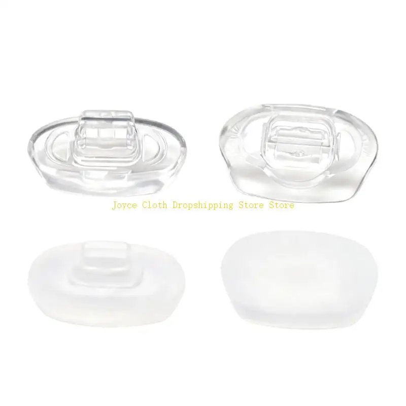 

Childrens Eyeglass Nose Bridge Cushions Flexible Silicone Materials Universals Size For Most Frames Skin Friendly 10CD