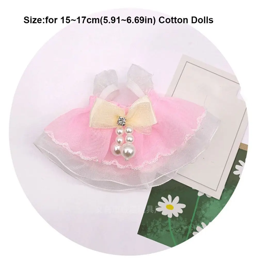 Leuke Mooie Kleding 4 Kleuren Kleding Decoratie Prinses Kant Jurken Poppen Kleding voor EXO Idool Poppen voor 15 ~ 17 cm Katoen